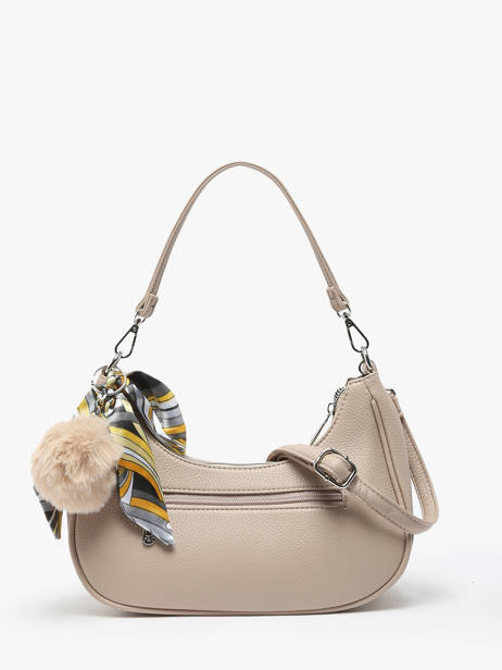 Shoulder Bag Grained Miniprix Beige grained F6994 other view 2