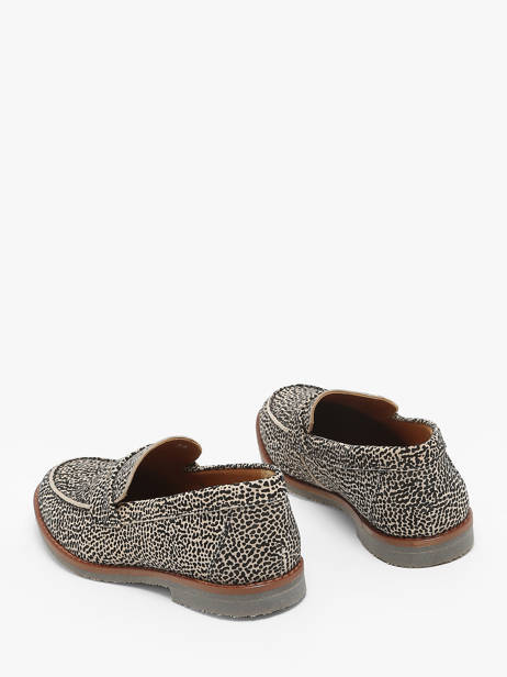 Moccasins Pariz In Leather Aliwell Gray women PARIZ other view 2