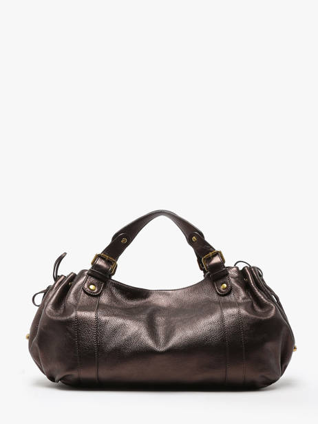 Sac à Main Gun Metal Cuir Gerard darel Marron gun metal DAS01446 vue secondaire 3