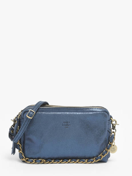 Crossbody Bag Vintage Leather Mila louise Blue vintage 23673XSX