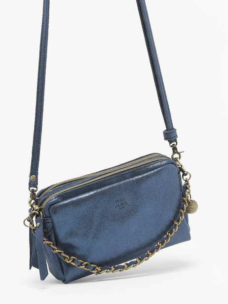 Crossbody Bag Vintage Leather Mila louise Blue vintage 23673XSX other view 1