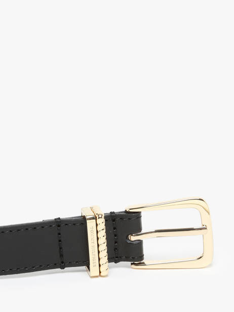 Ceinture Tommy hilfiger Noir th luxe AW16602 vue secondaire 1