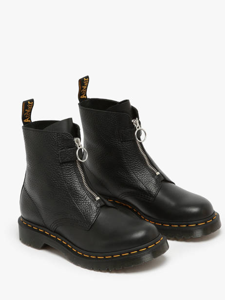 Bottines En Cuir Dr martens Noir women 32054001 vue secondaire 1