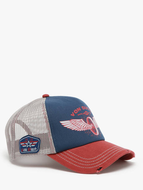 Casquette Von dutch Bleu access CREW19 vue secondaire 1