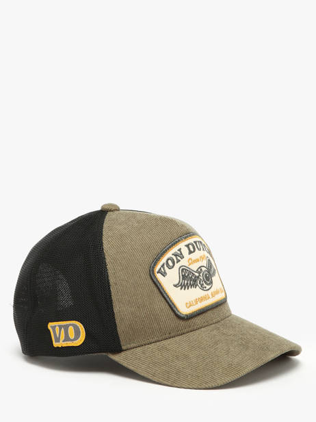 Casquette Von dutch Vert access KAK vue secondaire 1