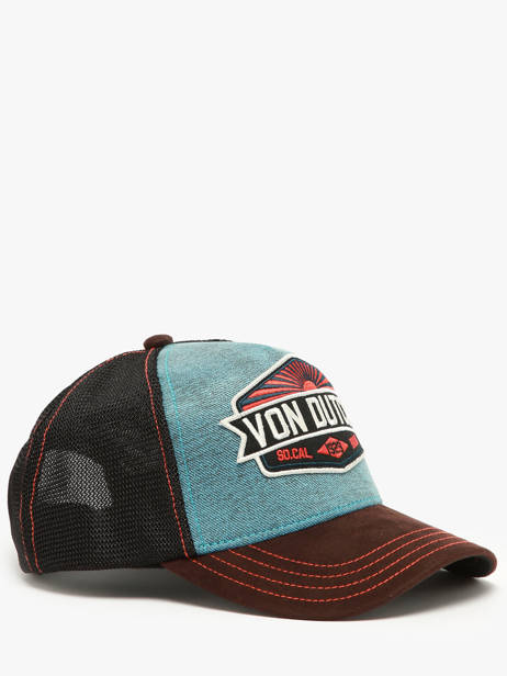 Casquette Von dutch Bleu access LEA02 vue secondaire 1