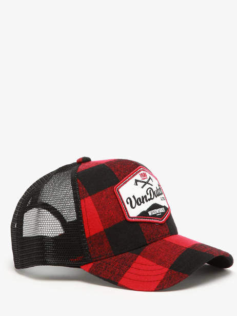 Casquette Von dutch Rouge access CAR vue secondaire 1