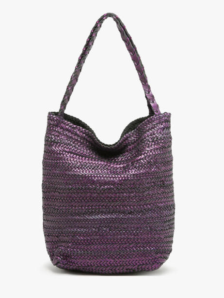 Sac Porté épaule Heritage Cuir Biba Rose heritage RUB1L