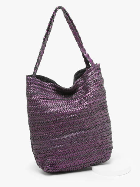 Sac Porté épaule Heritage Cuir Biba Rose heritage RUB1L vue secondaire 2