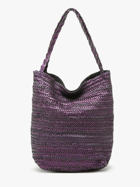 Sac Porté épaule Heritage Cuir Biba Rose heritage RUB1L vue secondaire 4
