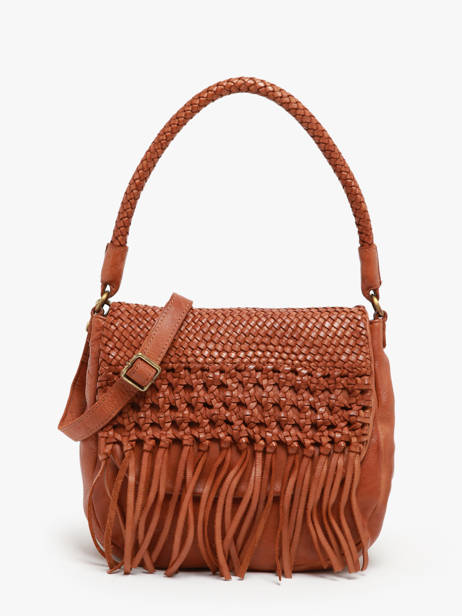 Sac Bandoulière Heritage Cuir Biba Marron heritage VAR1L