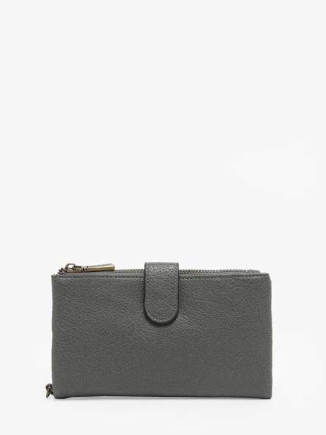 Wallet With Coin Purse Miniprix Gray soft 195