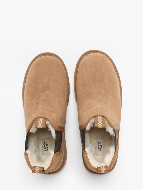 Boots Neumel Chelsea In Leather Ugg Beige men 1121644 other view 3