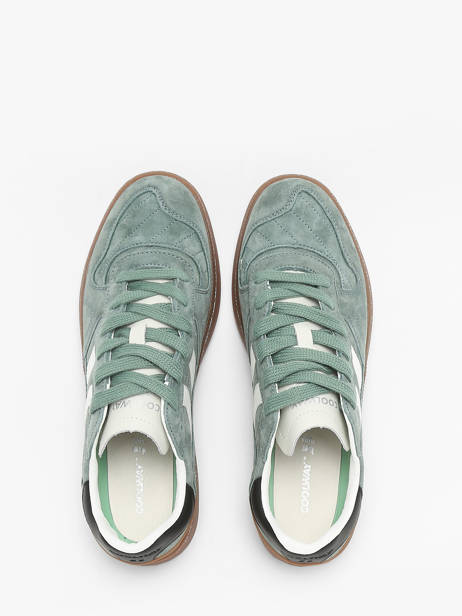 Sneakers In Leather Coolway Green men 8623396 other view 3