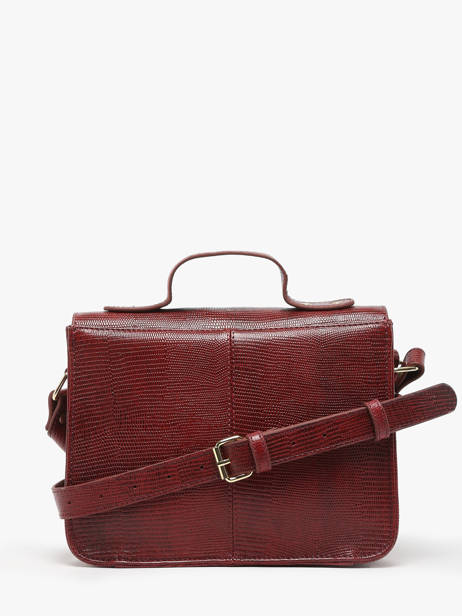 Crossbody Bag La Suite 1960 Leather Paul marius Red la suite 1960 GEORG960 other view 4