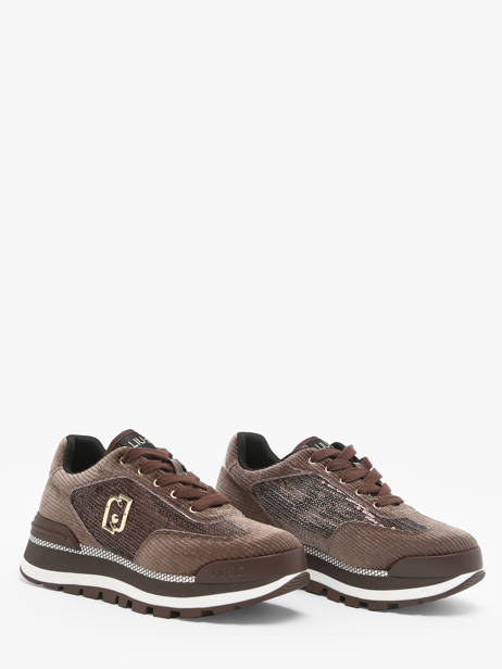 Sneakers Amazing 23 Liu jo Brown women BF4053TX other view 2