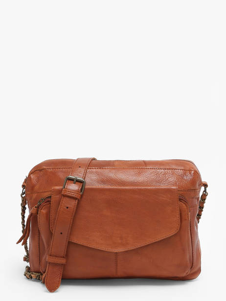 Leather Naina Crossbody Bag Pieces Brown naina 17122474