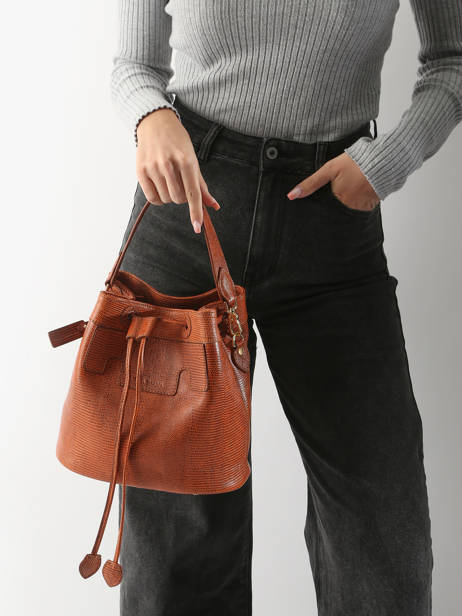 Bucket Bag La Suite 1960 Leather Paul marius Brown la suite 1960 CAPUC960 other view 1