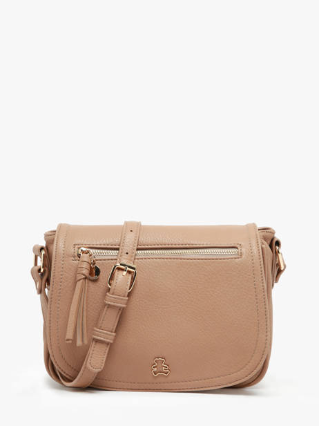 Shoulder Bag Zip Lulu castagnette Brown zip OBERT