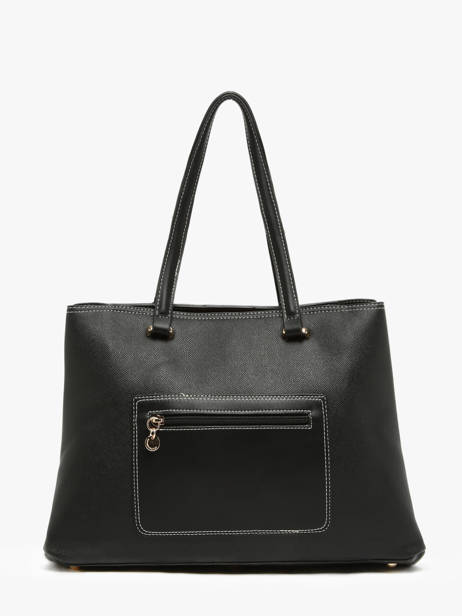 Shopping Bag Saffiano Lulu castagnette Black saffiano WALDEMAR other view 4