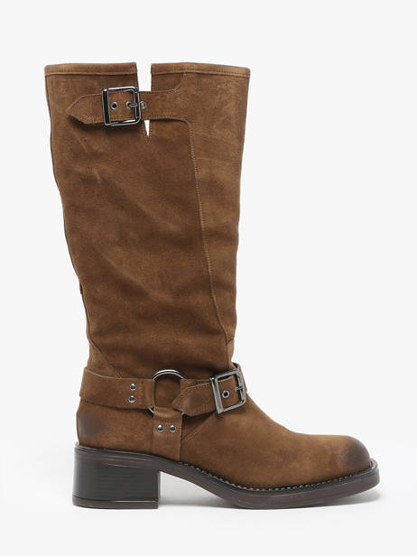 Boots In Leather We do Brown accessoires CO88177