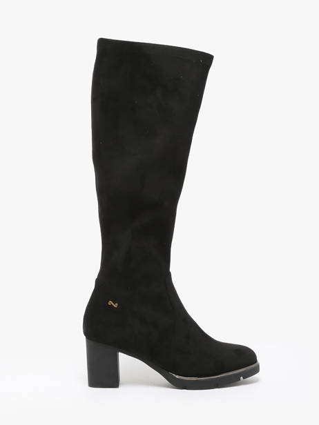 Bottes à Talon En Cuir Nathan baume Noir women 242N3404