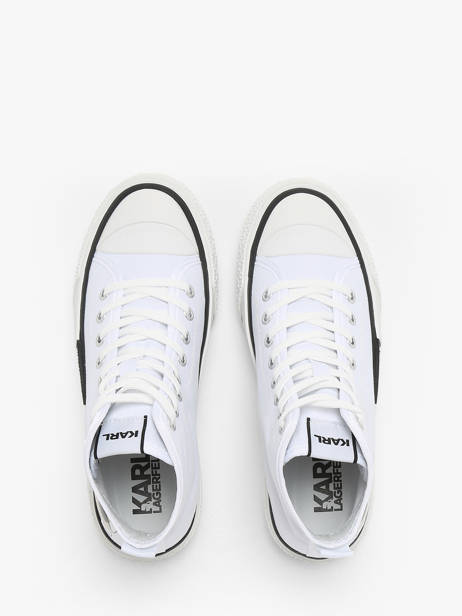 Sneakers Kampus Max Iii Twin Karl lagerfeld White women KL60644T other view 4