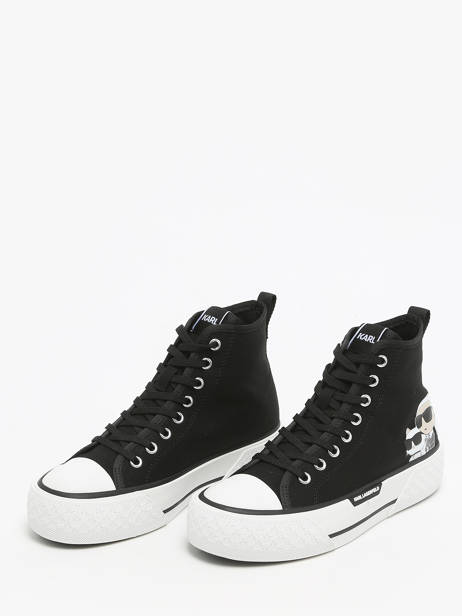 Sneakers Kampus Max Iii Twin Karl lagerfeld Black women KL60644T other view 2