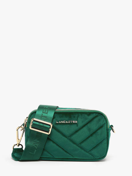 Shoulder Bag Velvet Matelasse Lancaster Green velvet matelasse 14