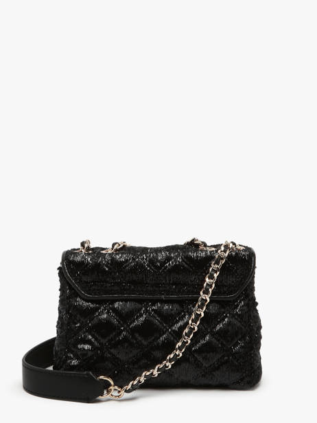 Crossbody Bag Giully Velvet Guess Black giully QE874874 other view 3