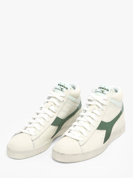 Ankle Sneakers Game High Waxed In Leather Diadora White unisex 1180187 other view 1