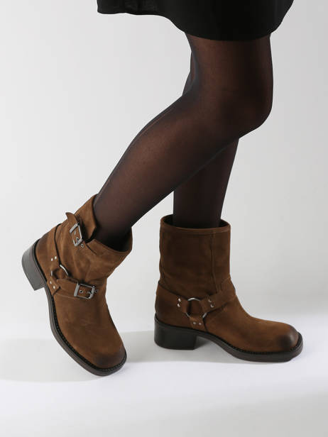 Boots In Leather We do Brown accessoires CO99895 other view 1