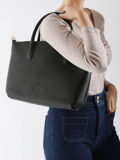 Leather Tina Satchel Nathan baume Black victoria 87 other view 1
