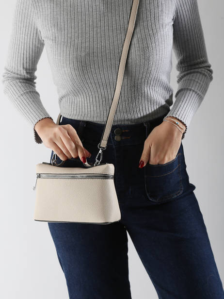Shoulder Bag Grained Miniprix Beige grained DQ8689 other view 1