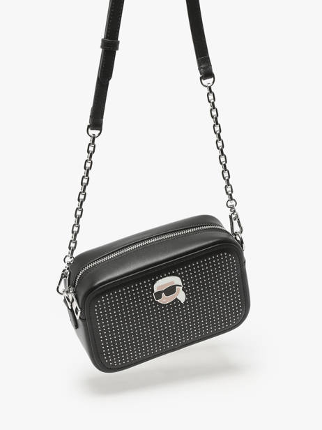 Sac Bandoulière K Ikonic 2.0 Cuir Karl lagerfeld Noir k ikonic 2.0 246W3028 vue secondaire 1