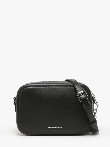 Sac Bandoulière K Ikonic 2.0 Cuir Karl lagerfeld Noir k ikonic 2.0 246W3028 vue secondaire 3