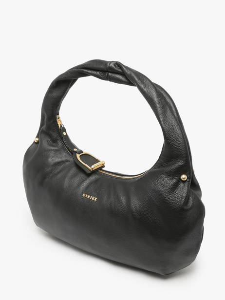 Shoulder Bag Babyatoutprix - Lucie Leather Etrier Black babyatoutprix - lucie ELUC129M other view 2