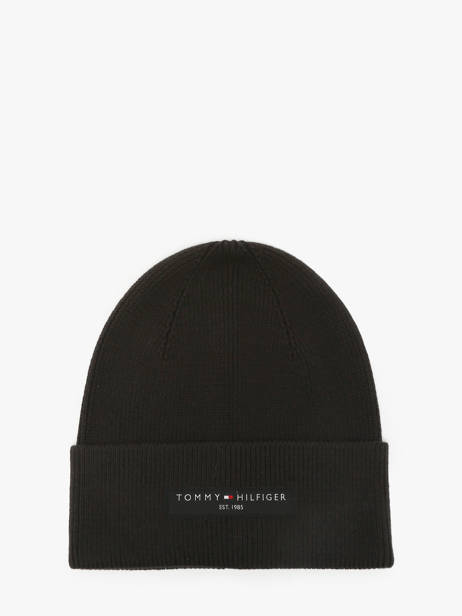 Beanie Tommy hilfiger Black th foundation AM12797