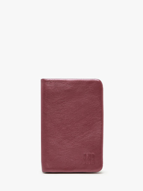 Wallet Leather Biba Pink wallet SFM4L