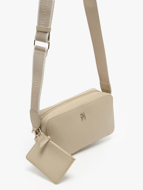 Crossbody Bag Th Monotype Polyurethane Tommy hilfiger Beige th monotype AW16439 other view 1