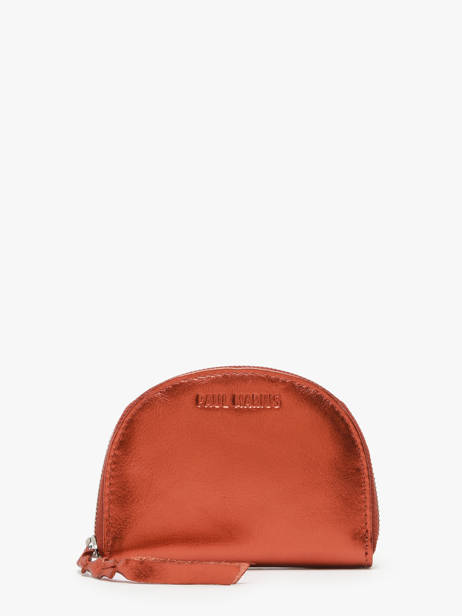 Leather Manon Ginger Coin Purse Paul marius Orange ginger MANONGIN