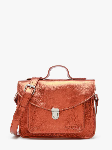 Leather Melle George Ginger Crossbody Bag Paul marius Orange ginger GEORGGIN