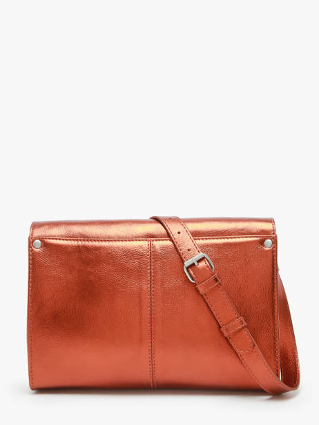 Leather L'indispensable Ginger Crossbody Bag Paul marius Orange ginger INDISGIN other view 3