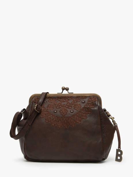 Sac Bandoulière Heritage Cuir Biba Marron heritage BTE22L