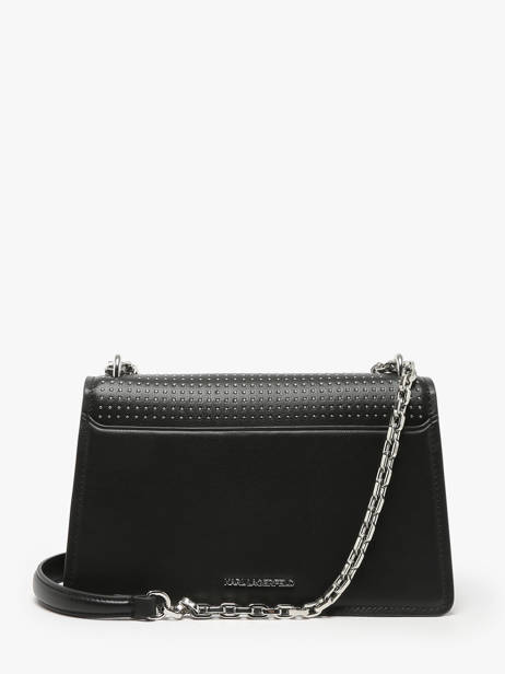 Sac Bandoulière K Ikonic 2.0 Cuir Karl lagerfeld Noir k ikonic 2.0 246W3027 vue secondaire 3