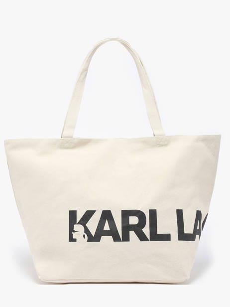 Shopping Bag K Essential Cotton Karl lagerfeld Beige k essential 246W3886