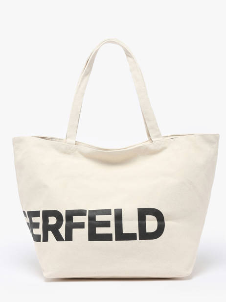 Shopping Bag K Essential Cotton Karl lagerfeld Beige k essential 246W3886 other view 4