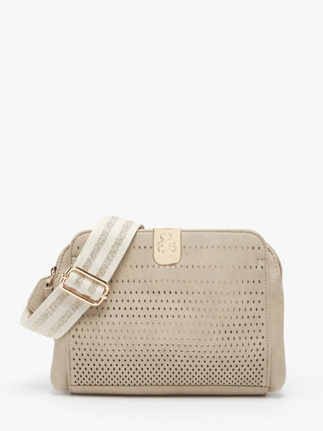 Shoulder Bag Ajoure Lulu castagnette Beige ajoure WINSTON