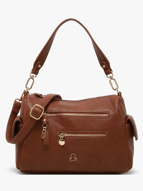 Shoulder Bag Zip Lulu castagnette Brown zip WILLIS