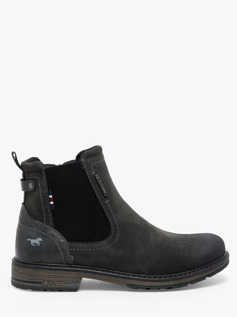 Bottines Mustang Gris men 4157608